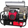 Pressure-Pro Professional 4000 PSI (Gas-Hot Water) Belt-Drive Skid Pressure Washer w/ Generator