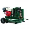 ROLAIR 8-HP 9-Gallon Two-Stage Wheelbarrow Air Compressor w/ Honda Engine